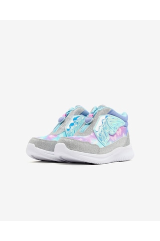 Skechers Jumpsters Küçük Kız Çocuk Gri Işıklı Bot 303469n Sllv Gri