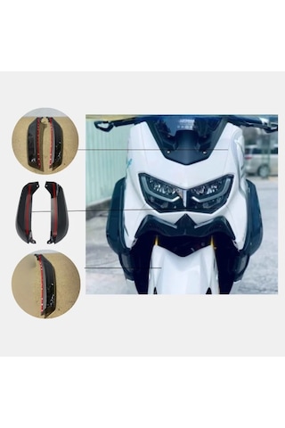 Kuzey Motor Yamaha X-max Bacak Koruma Rüzgarlık 2018-2022 Siyah