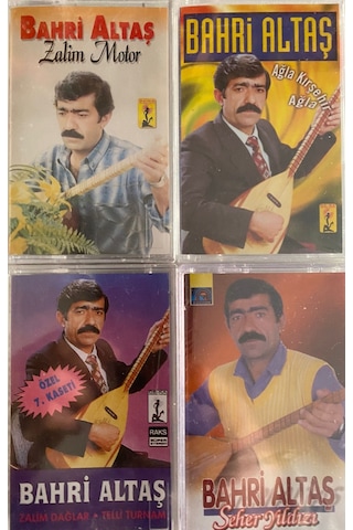 4 Çeşit Uzun,Oyun Hava Ve Türkülerden Oluşan Bahri Altaş Kaset