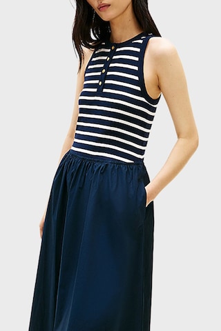 Tommy Hilfiger Bayan Elbise Ww0ww49628 0x3 Lacivert-beyaz