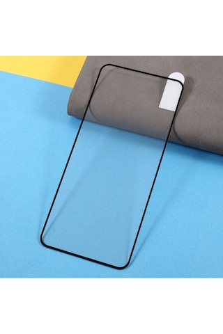 Xiaomi Redmi Note 14s Uyumlu Anti Static Toz Tutmayan Çerçeveli Temperli Ekran Koruyucu Cam
