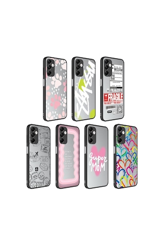 Samsung Galaxy Uyumlu M14 Kılıf Aynalı Desenli Kamera Korumalı Parlak Zore Mirror Kapak