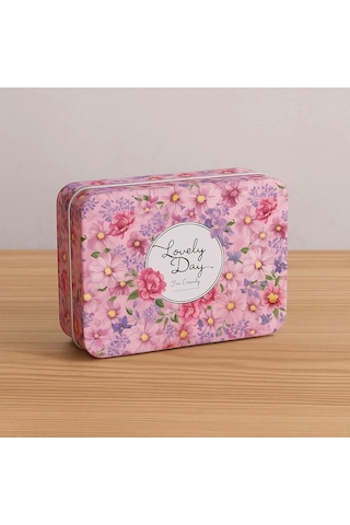 Dikdörtgen Kutu Hediye Kutusu Sevgililer Günü Hediye Kutusu Lovely Day Pembe 6 Lı