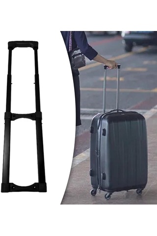 Homyl Bagaj Teleskopik Saplı Arabası Çantası İş 34cm-ila-80,5cm Siyah