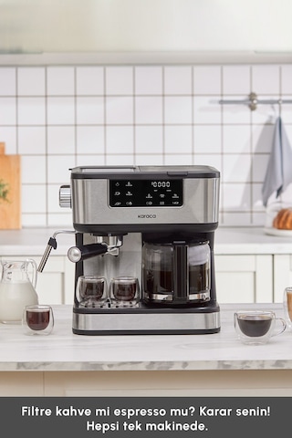 Karaca Coffee Art 2 İn 1 Espresso Ve Filtre Kahve Makinesi