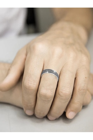 Zolotoj Merkurij Orthodox Yüzük Spasi Sochrani Gümüş 206773153 Gri