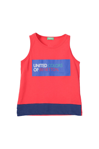 United Colors Of Benetton Erkek Çocuk Atlet Bnt-b21343 Kırmızı