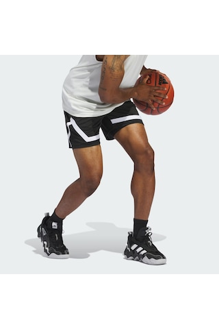 Black/black Adidas Erkek Basketbol Şort Pro Block Short Ix1850 Siyah