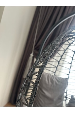 Global Armut Salıncak Bahçe, Balkon ,oturma Odasına Uygun Antrasit Gri