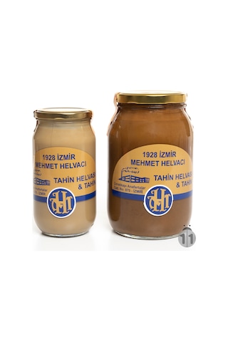 1928 Mehmet Helvacı Tahin Paketi Çifte Kavrulmuş 2 KG + Natürel Tahin 1 KG