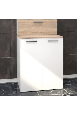 Denko Vento 70 Cm Mdf Çamaşır Makinesi Banyo Dolabı Takımı Çok Renkli