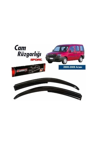 Fiat Doblo 1 Mugen Cam Rüzgarlığı 2000-2009 Arası 2'li Sunplex