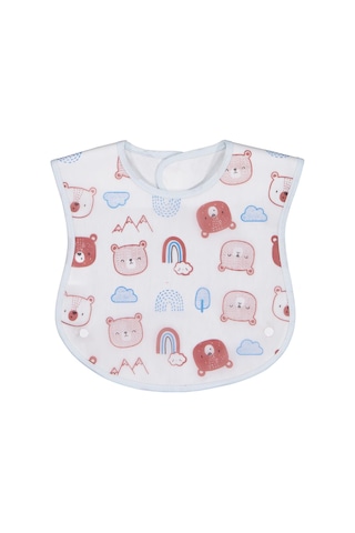 Civil Baby Ayıcık Empirme Mama Önlüğü - Yeşil Standart Mint
