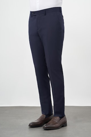 İmza Lacivert Düz Gabardin Esnek Yan Cep Slim Fit Classic Pantolon 1003245313 202 Lacivert