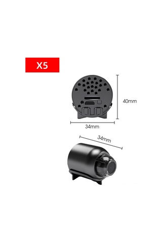 Folinda X5 Akıllı Ev İzleme Kamerası - 1080p Hd, Gece Görüşü, Hareket Algılama, 160 Geniş Açı, Wifi Uzaktan Erişim