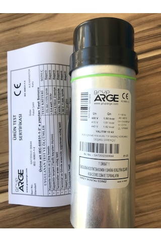 Gruparge 1.5/1.82 Kvar 400v/440v Kondansatör