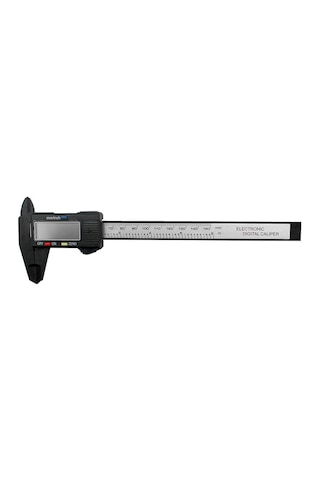 Hegi Kumpas Dijital Lcd Ekran Karbon Fiber Hassas 150mm Kalınlık Ölçer-25087