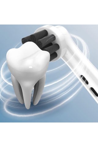 Charcoal - Ekstra Beyazlık Oral-b Uyumlu Diş Fırçası Başlığı - 4 Adet Yedek Başlık