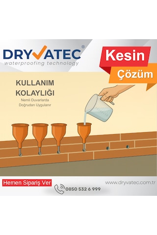 Dryvatec Dampstop Nem Ve Rutubet Enjeksiyon Kiti Kendi Başına N