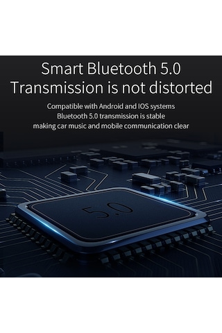 Bc52 Qc3.0 Hızlı Şarj Araba Renkli Atmosfer Işık Bluetooth Mp3 Çalar Fm Verici