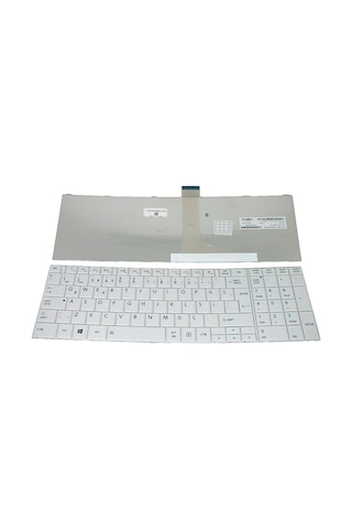 Toshiba Satellite C850, C855, L850, L855 Notebook Klavyesi Beyaz Tr V2 / Kl0121wxt 66380726