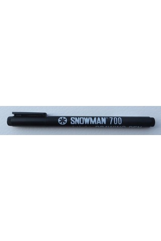 Snowman 700 Kaligrafi Kalemi 1mm - Siyah Genel