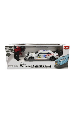 Ctoy 1:16 Mercedes Amg C63 Uzaktan Kumandalı Yarış Arabası 04938 Beyaz Çok Renkli