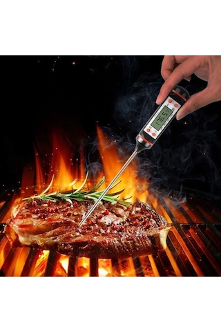 Dijital Gıda Termometresi Süt,et,yoğurt Mayalama,mama Derecesi Ölçer Gıda Termometresi Çok Renkli