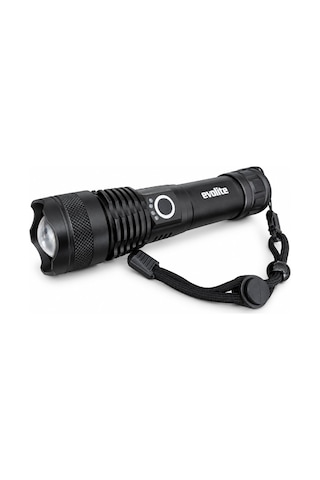 Evolite Sniper 1000 Lm Şarjlı El Feneri Siyah