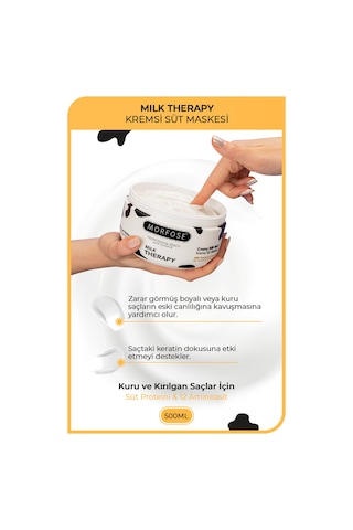 Morfose Milk Therapy Kremsi Süt Maskesi 500 ML
