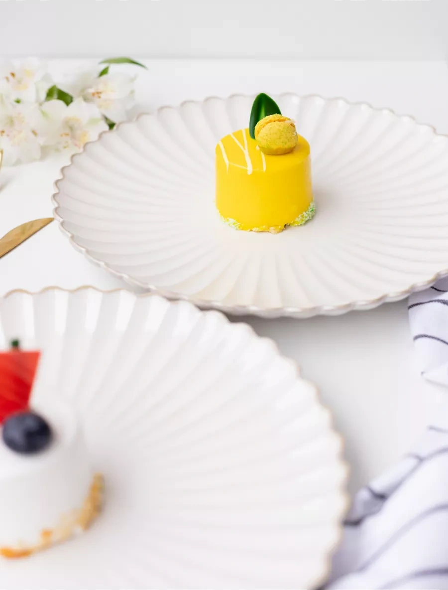 Perex 2 Adet Seramik Tabak Seti, 20 Cm 215800849 Bej