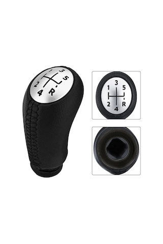 Suofeng Renault Clio Iıı/megane Iı/kangoo İçin 5 Vitesli Deri Vites Çubuğu Kolu, Ergonomik Tasarım, 2 Adet, 2002-2009 Modeli
