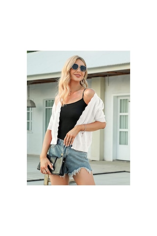 Youknitwear You Windy Triko Hırka Beyaz