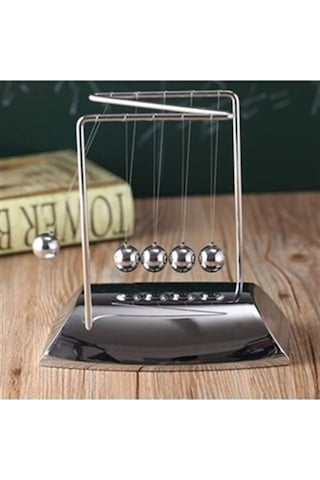 Kişiye Özel Newton Denge Topları Büyük Boy Newtons Cradle