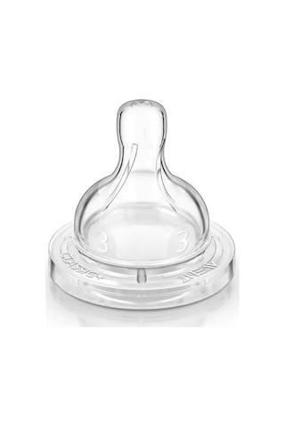 Philips Avent SCF633/27 2'Li Biberon Emziği 3 Delik 3 Ay+
