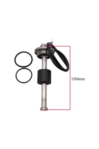 Sones S3-e 0-190ohm Sinyal Yat Araba Yağ Ve Su Deposu Seviye Tespit Çubuğu Sensörü, Boyut: 150mm