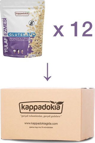 Kappadokia Glütensiz Yulaf Ezmesi 12 x 500 G