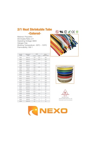 Nexo Renkli Daralan Makaron W- Perakende Kutu