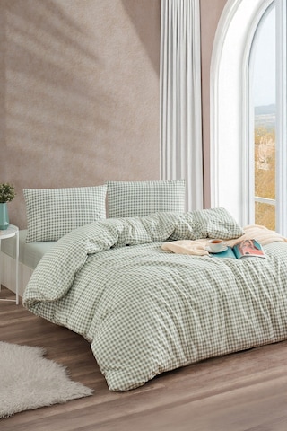 Ranforce Mint Çift Kişilik Nevresim Seti Renkli