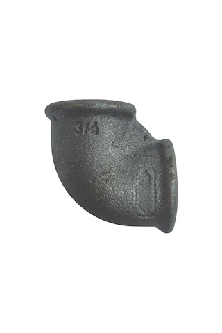 3/4 Siyah Dirsek Dn20