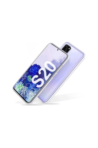 Galaxy S20 Plus Kılıf Zore Enjoy 360 Derece Tam Kaplayan Silikon Renksiz