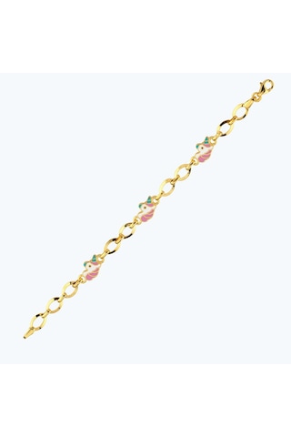 Altınbaş 22 Ayar Altın Çocuk Unicorn Bileklik Bjrbl0003-25925 Renkli