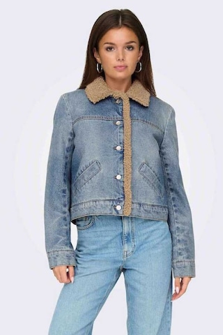 Only Onlnadya Ls Teddy Kadın Jean Ceket Mavi