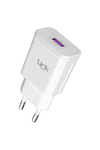Linktech T441E 18 W QC3.0 Hızlı Şarj Aleti ve Micro USB Kablo Set