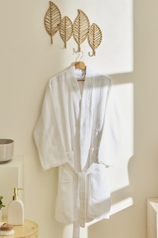 Kaşmir Home Zoe Muslin Bornoz Offwhite