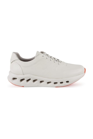 Libero L5984 Antik Deri Erkek Sneaker - Boşluklu Eva Tabanlı Hafif Günlük Spor Ayakkabı Beyaz