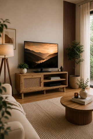 Renazzo %100 Mdf Nova Hazeran Tv Ünitesi Atlantik Çam 138x55 Cm