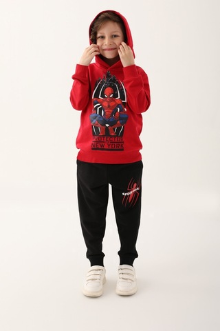 Spider Man D4830-3 Çocuk  Kırmızı Eşofman Takımı