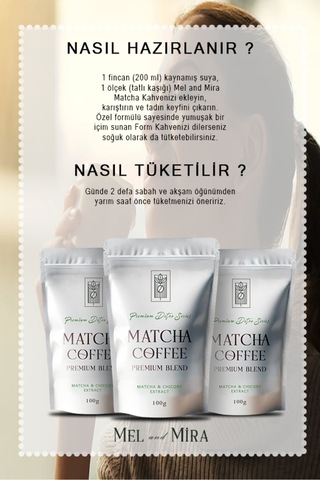 Premium Detox Series Matcha Coffee 100g, Matcha Ve Hindiba İçerikli Özel Formül Diğer