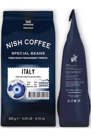Nish Kahve Espresso Italy Kahve 250 G